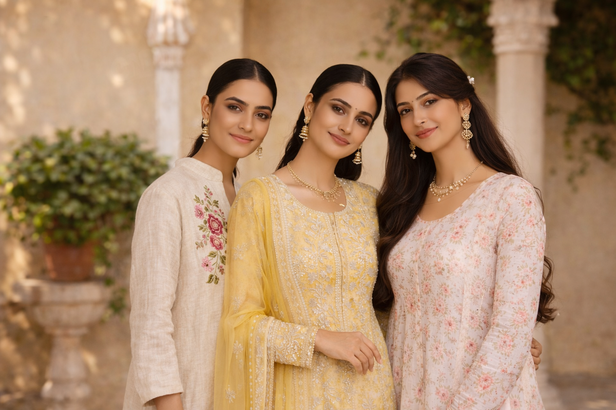 2 Pcs Kurta Set