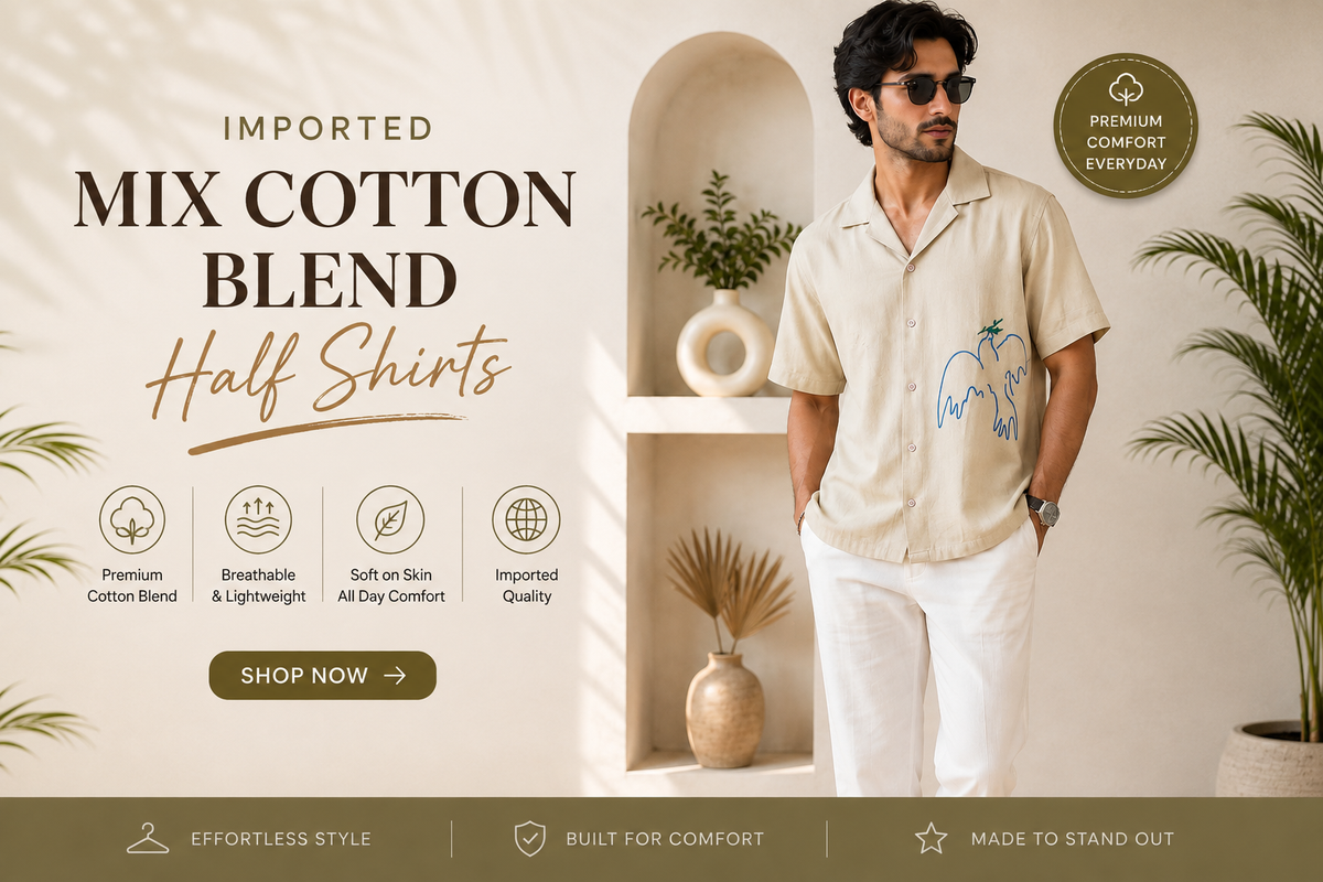 Men's Wine Burgundy Solid Linen Cuban Collar Half Sleeve Shirt