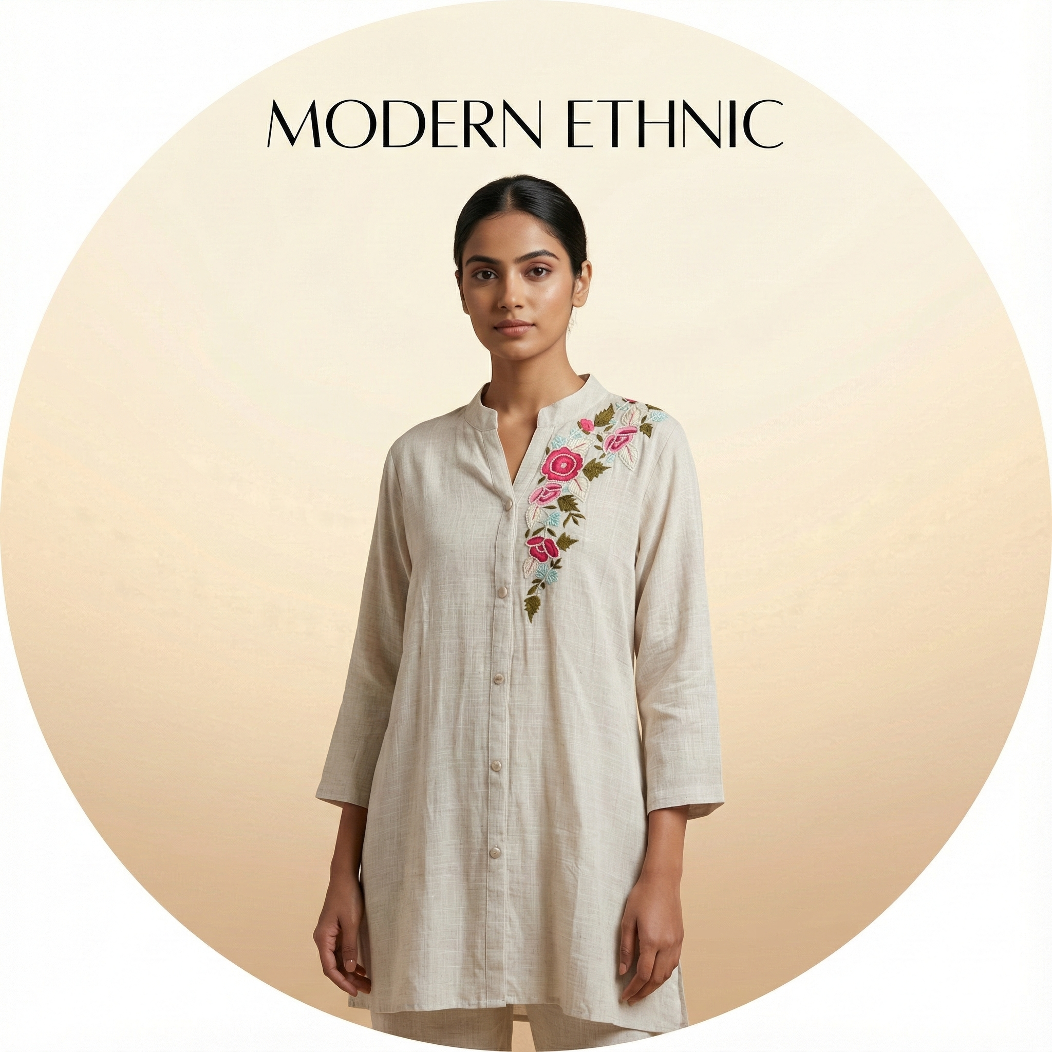 Royal Purple Angrakha Chiffon Kurta Set with Zari Embroidery